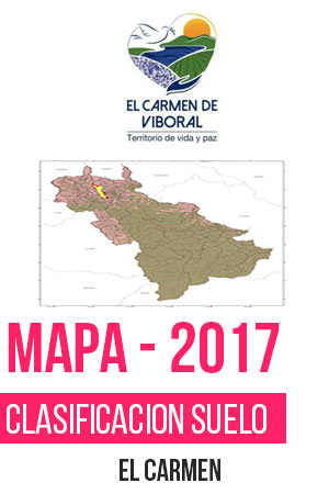 El Carmen Mapa Clasificacion del Suelo 2017