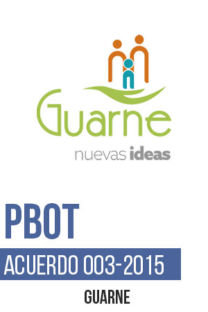 Guarne Acuerdo 003-PBOT 2015